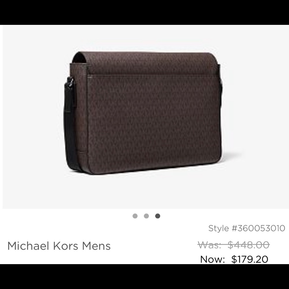 Michael Kors Harrison Front Flap Messenger Bag - Picture 2 of 4